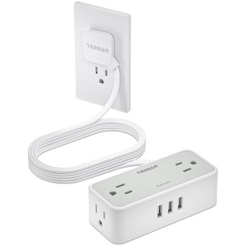 Ultra Thin Flat Plug Extension Cord 10 ft