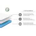 Multimo TWIN Sleep 6" Memory Foam Mattress