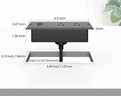Multimo Furniture Power Center USB