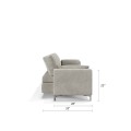 NEW Royal Horizontal Queen 2 Seat Sofa - thumb - 3