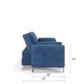 NEW Royal Horizontal Queen 2 Seat Sofa