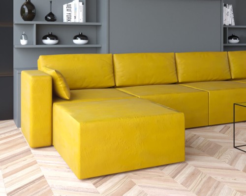 Royal Vertical Queen Ottoman