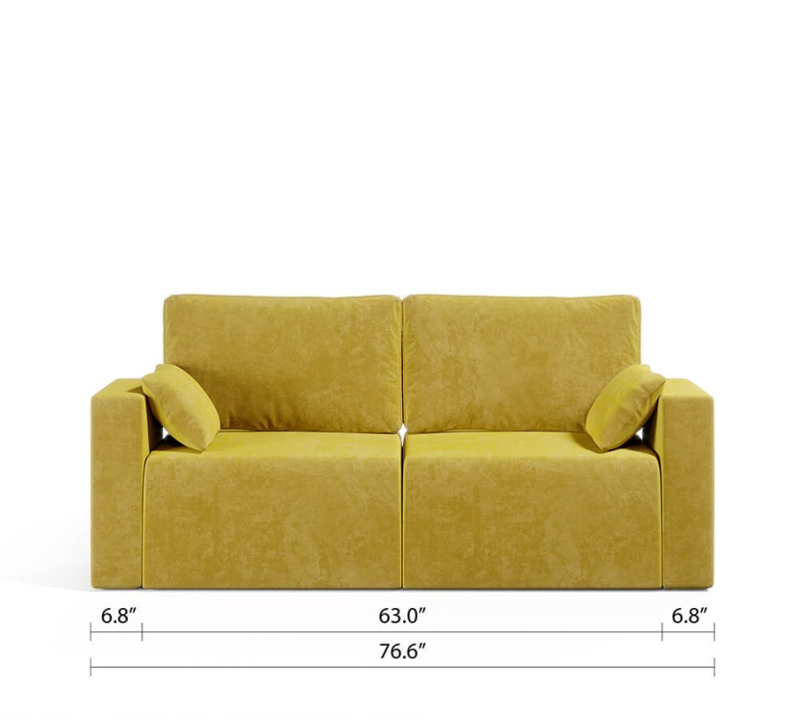 Royal Vertical Queen 2 Seat Sofa