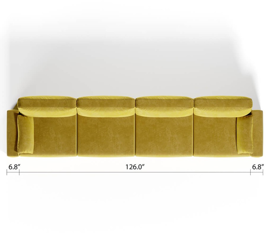 Royal Vertical Queen 4 Seat Sofa