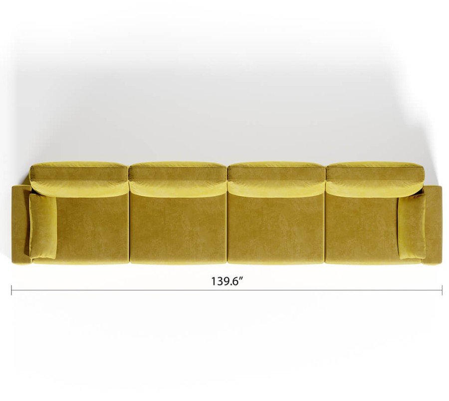 Royal Vertical Queen 4 Seat Sofa