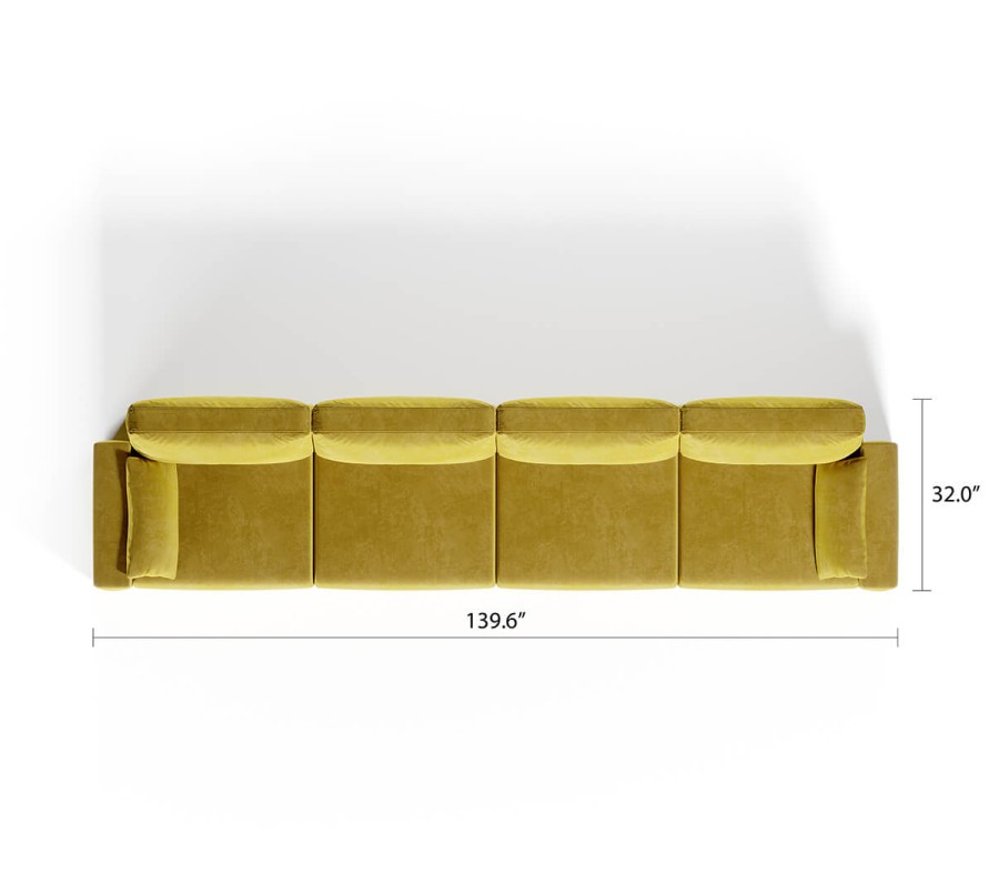 Royal Vertical Queen 4 Seat Sofa - 4