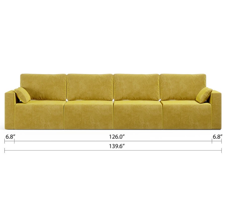 Royal Vertical Queen 4 Seat Sofa
