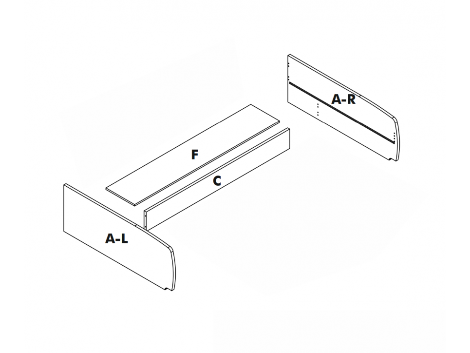Twin Sofa Conversion Kit to Full/Full XL