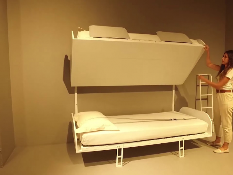 Simple Bunk Twin Murphy Wall Bed, Bunk Bed Mattress Twin Xl