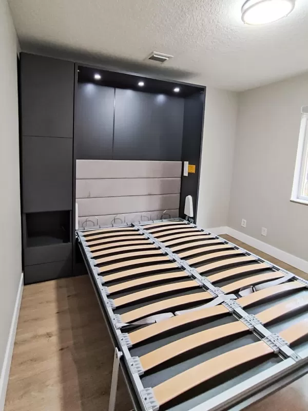 ROYAL Queen Wall Bed with Bookcase Set 124