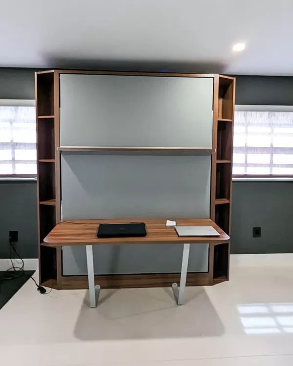 ROYAL Queen Wall Bed with Bookcase Set 129