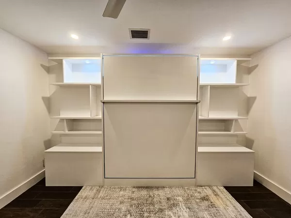 ROYAL Queen Wall Bed with Bookcase Set 138