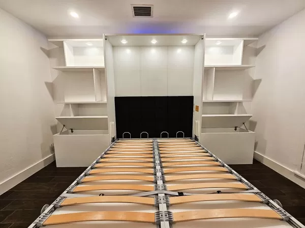 ROYAL Queen Wall Bed with Bookcase Set 139