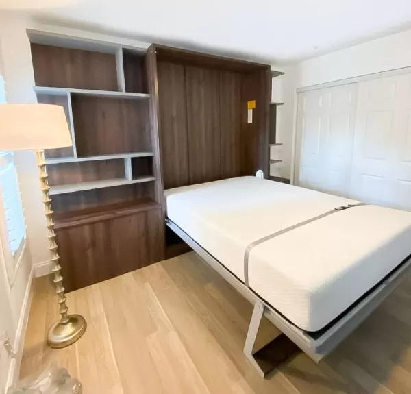 ROYAL Queen Wall Bed with Bookcase Set 142