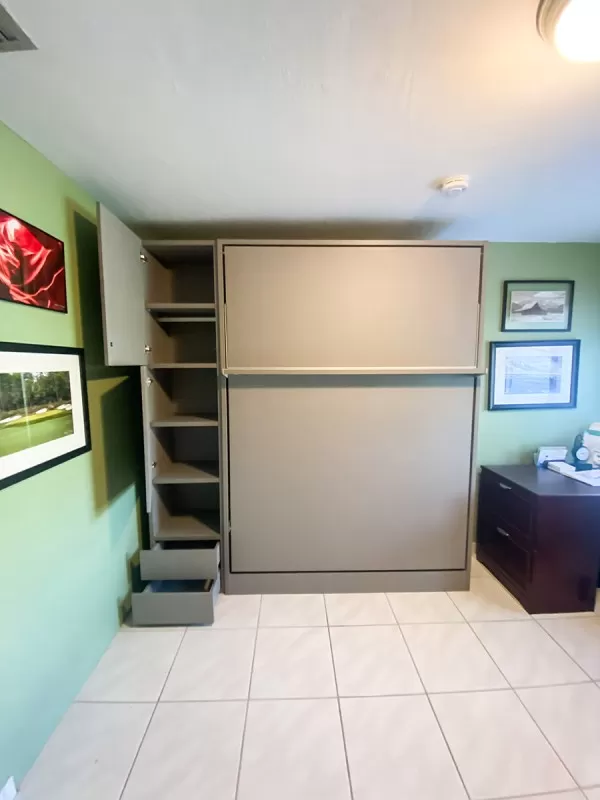 ROYAL Queen Wall Bed with Bookcase Set 177