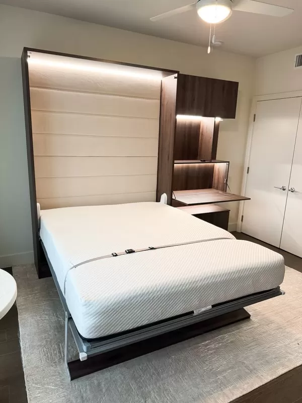 ROYAL Queen Wall Bed with Bookcase Set 181