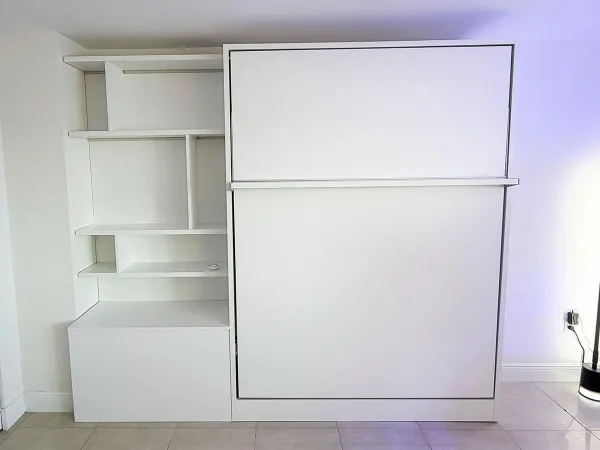 ROYAL Queen Wall Bed with Bookcase Set 7052