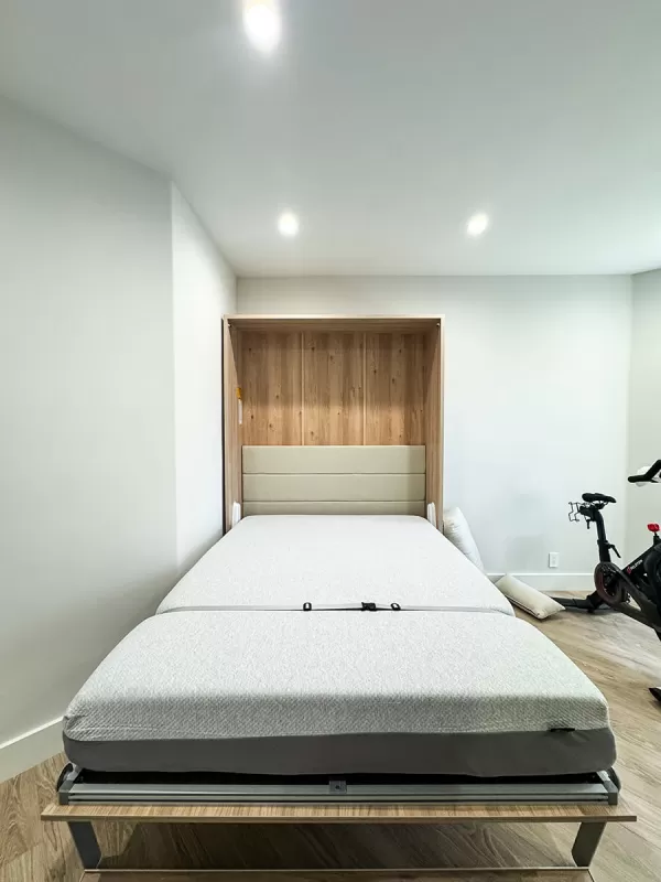 ROYAL Queen Wall Bed with Sectional Sofa