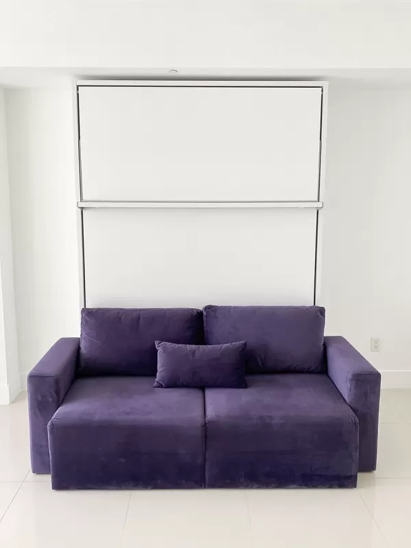 ROYAL Queen Wall Bed with Sectional Sofa 3