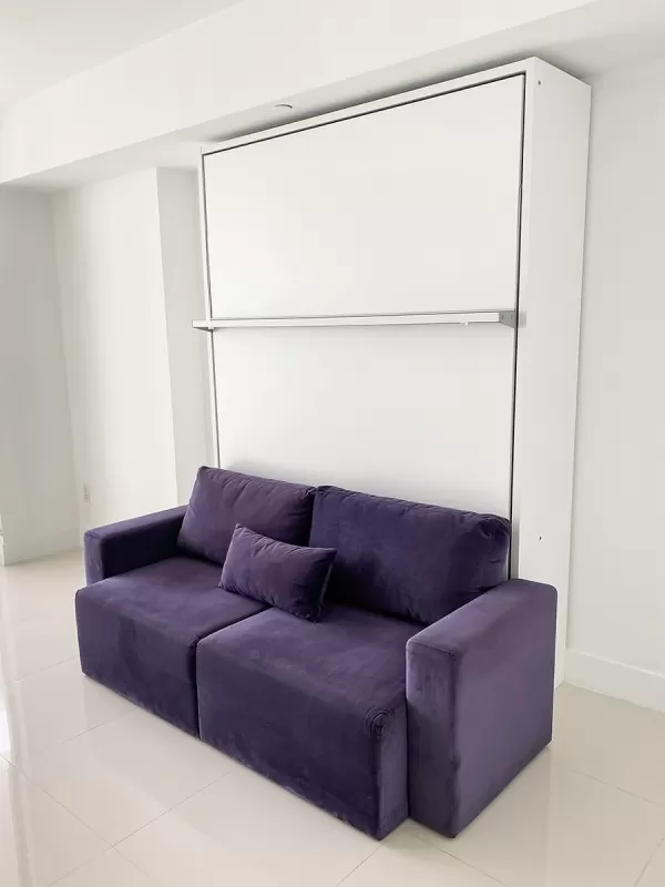 ROYAL Queen Wall Bed with Sectional Sofa 4