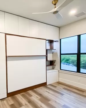 C - ROYAL King Wall Bed with Sectional Sofa and Bookcase Set