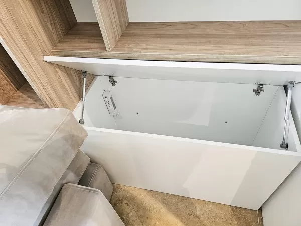 ROYAL Queen Wall Bed with Sectional Sofa and Bookcase Set 334