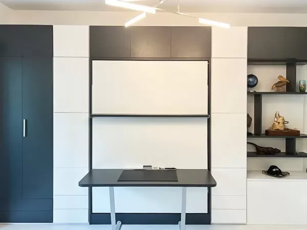 ROYAL Queen Wall Bed with Wardrobes 10