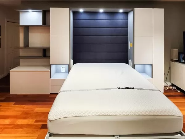 ROYAL Queen Wall Bed with Wardrobes 15