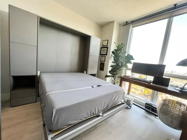 ROYAL Queen Wall Bed with Wardrobes 16