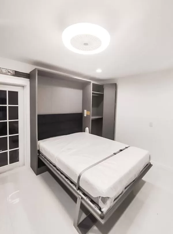 ROYAL Queen Wall Bed with Wardrobes 25