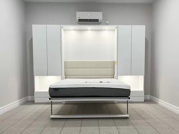 ROYAL Queen Wall Bed with Wardrobes 31