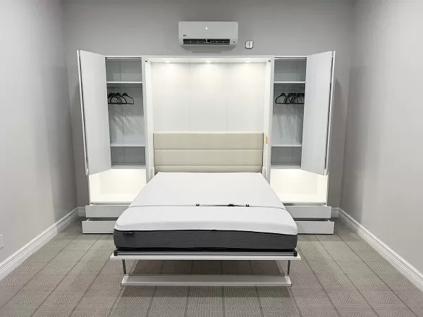 ROYAL Queen Wall Bed with Wardrobes 32