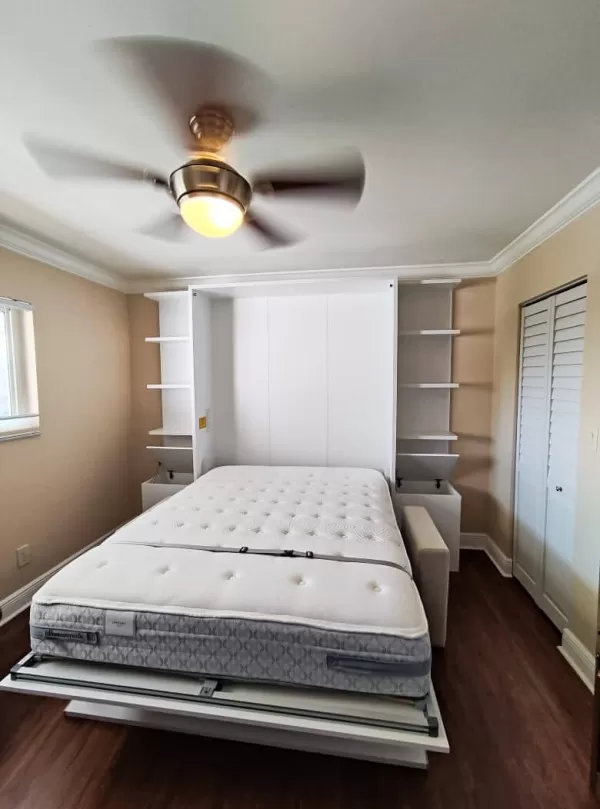 ROYAL Queen Wall Bed with Wardrobes 46