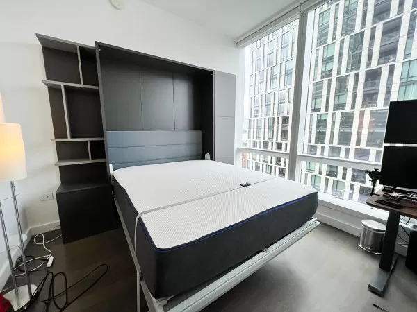 ROYAL Queen Wall Bed with Wardrobes 6