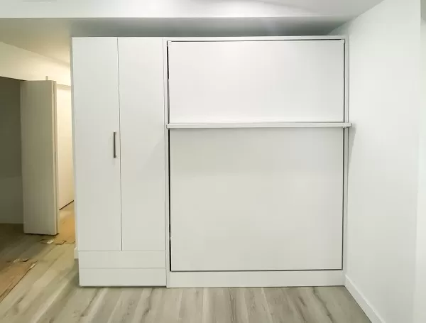 ROYAL Queen Wall Bed with Wardrobes 66