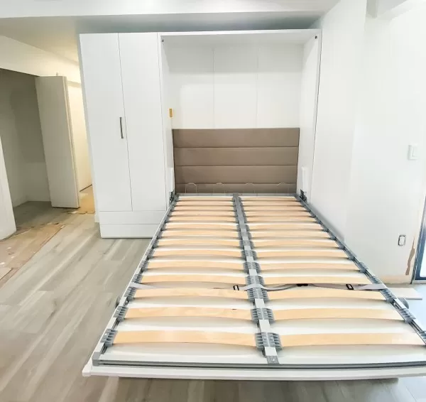 ROYAL Queen Wall Bed with Wardrobes 67