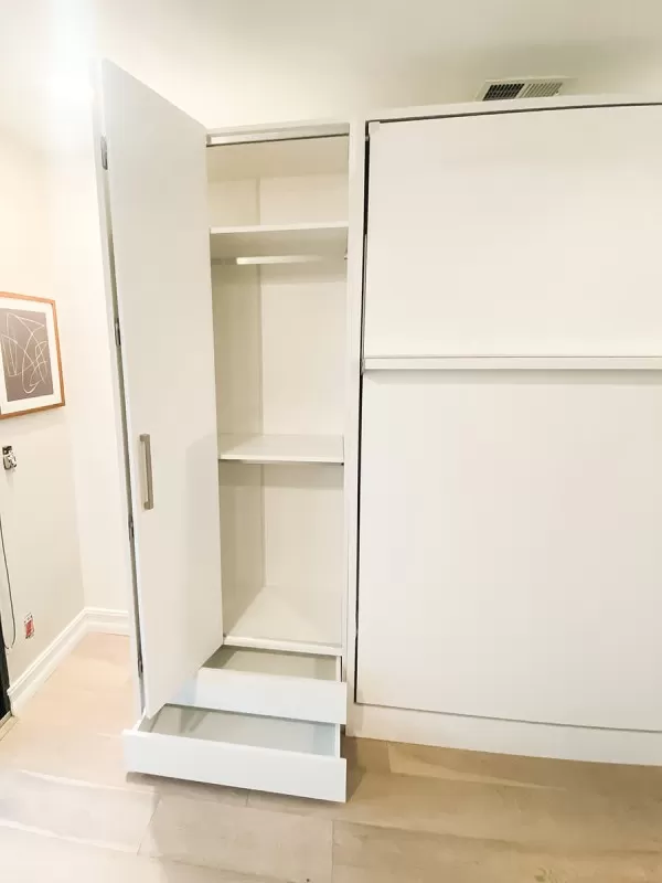 ROYAL Queen Wall Bed with Wardrobes 71