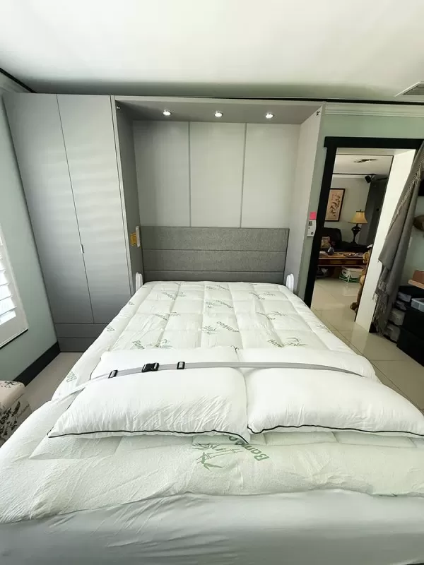 ROYAL Queen Wall Bed with Wardrobes 88