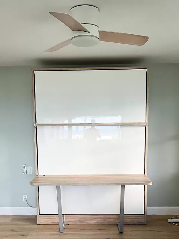 Royal Queen Wall Bed With Desk