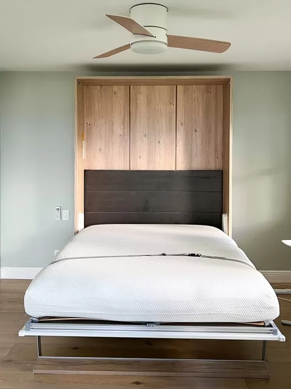 Royal Queen Wall Bed With Desk