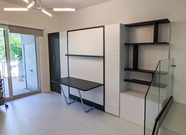 Royal Queen Wall Bed With Desk 29