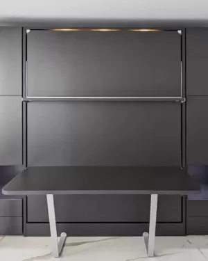 C - Royal Queen Wall Bed With Desk