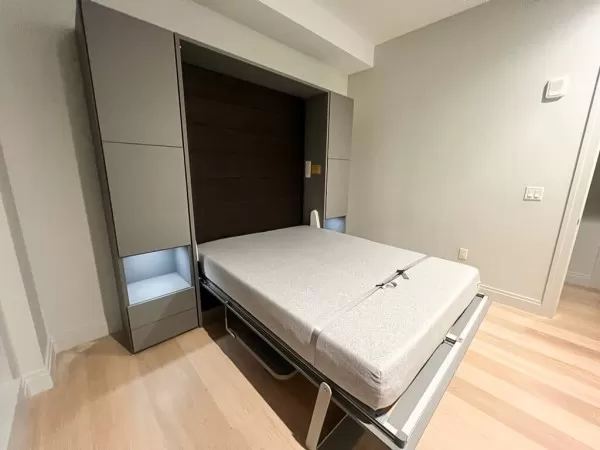 Royal Queen Wall Bed With Desk 38