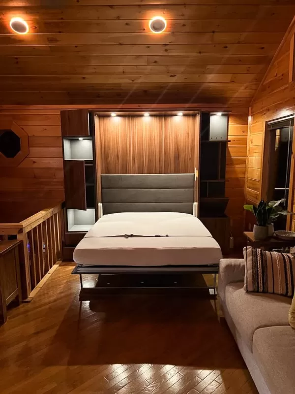 Royal Queen Wall Bed With Desk 43