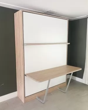 C - Royal Queen Wall Bed With Desk