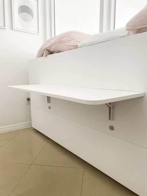 Simple Twin/Twin XL Murphy Wall Bed with Table