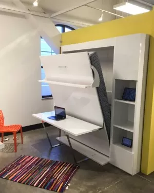 C - Royal Queen Wall Bed With Desk