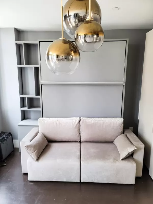 ROYAL Queen Wall Bed with Bookcase Set 81