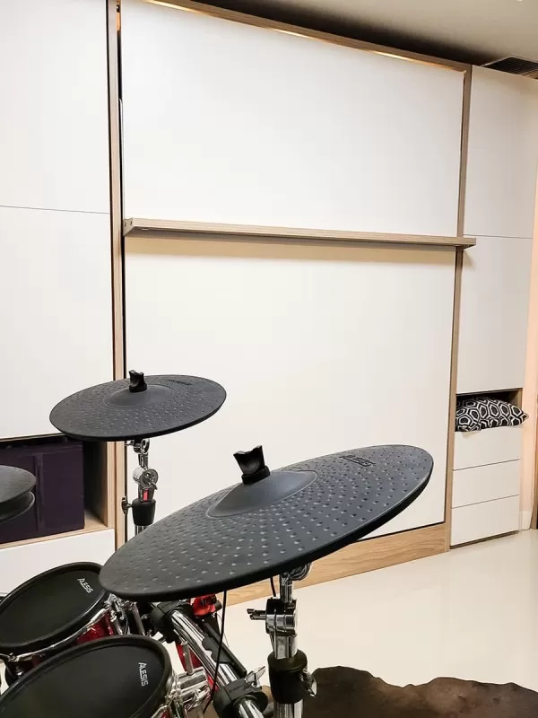 ROYAL Queen Wall Bed with Wardrobes 23