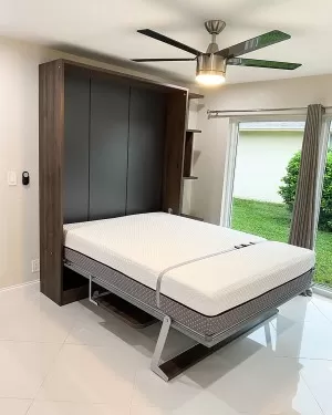 C - Royal Queen Wall Bed With Desk